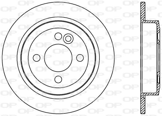 OPEN PARTS Тормозной диск BDR2430.10